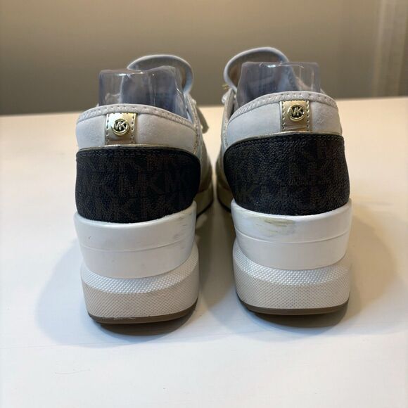 Michael Kors MK Women's Billie Trainer Signature Sneakers LS20K US Size 10 M - Picture 10 of 13